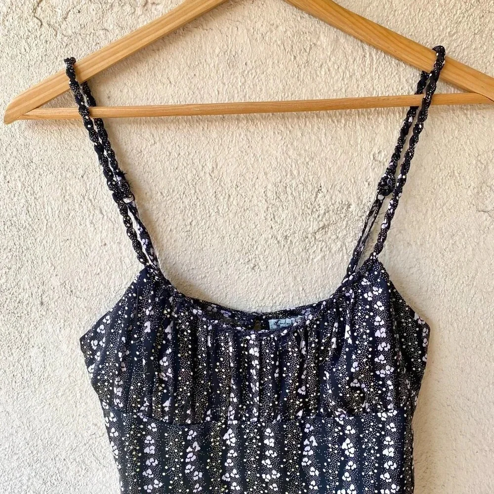 NWT Free People Intimately Donna Black Cami Tank Top X-Small